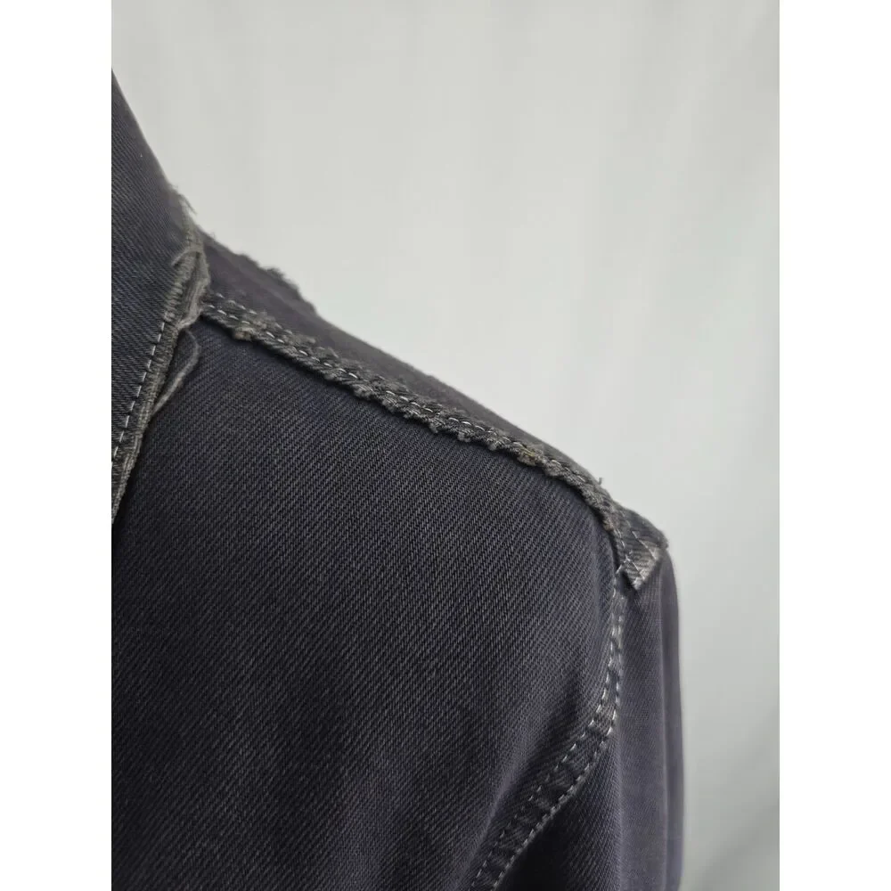 Custom Distressed Jean 90s Grunge‎ Patchwork Painted Denim Levis Trucker Jacket - Picture 6 of 15